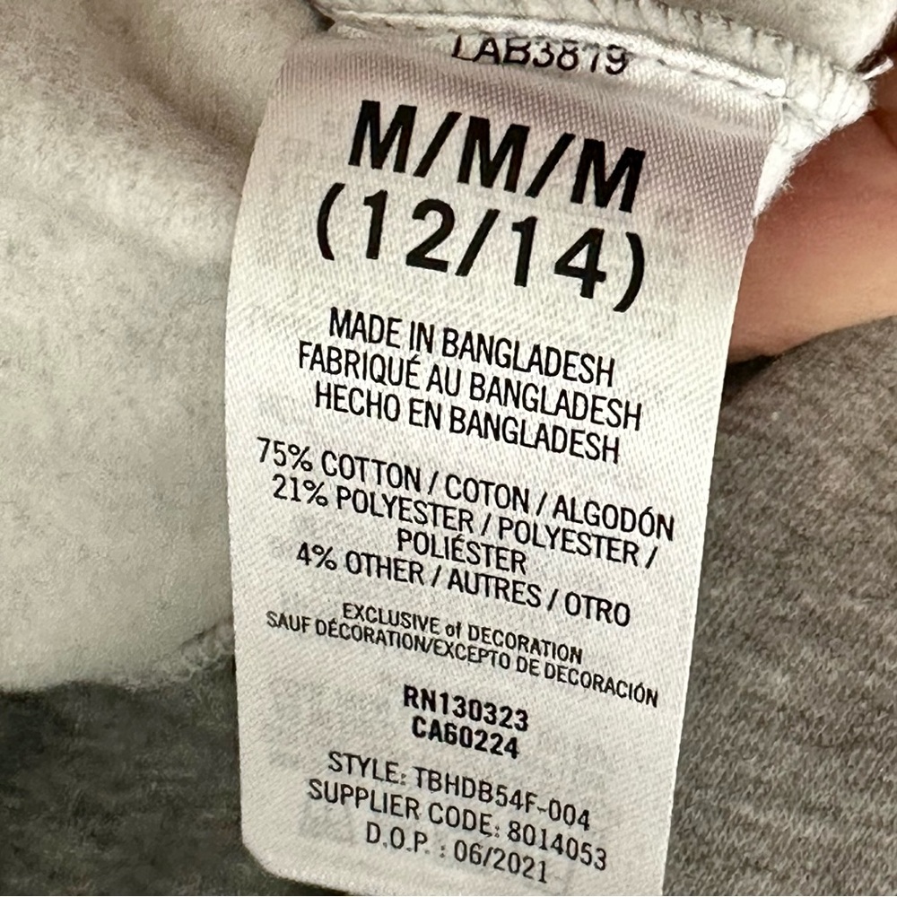 Tommy Hilfiger NWT Boys Grey/Heather Crewneck Sweatshirt Size M (12/14) - Picture 5 of 8